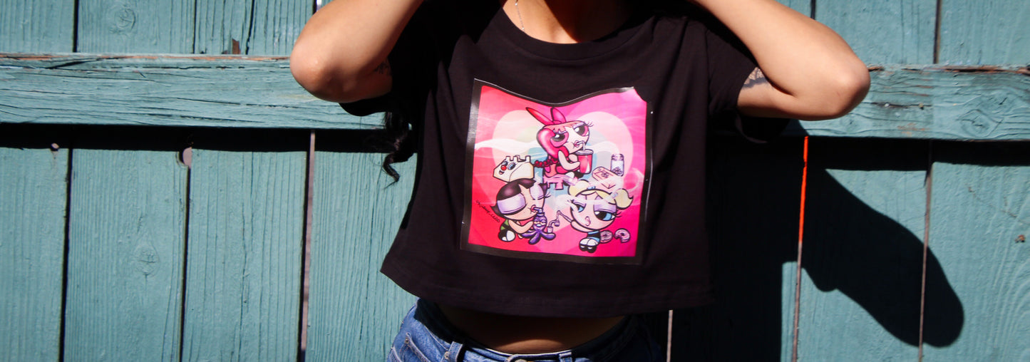 POWER PUFF GIRLS CROP TOP