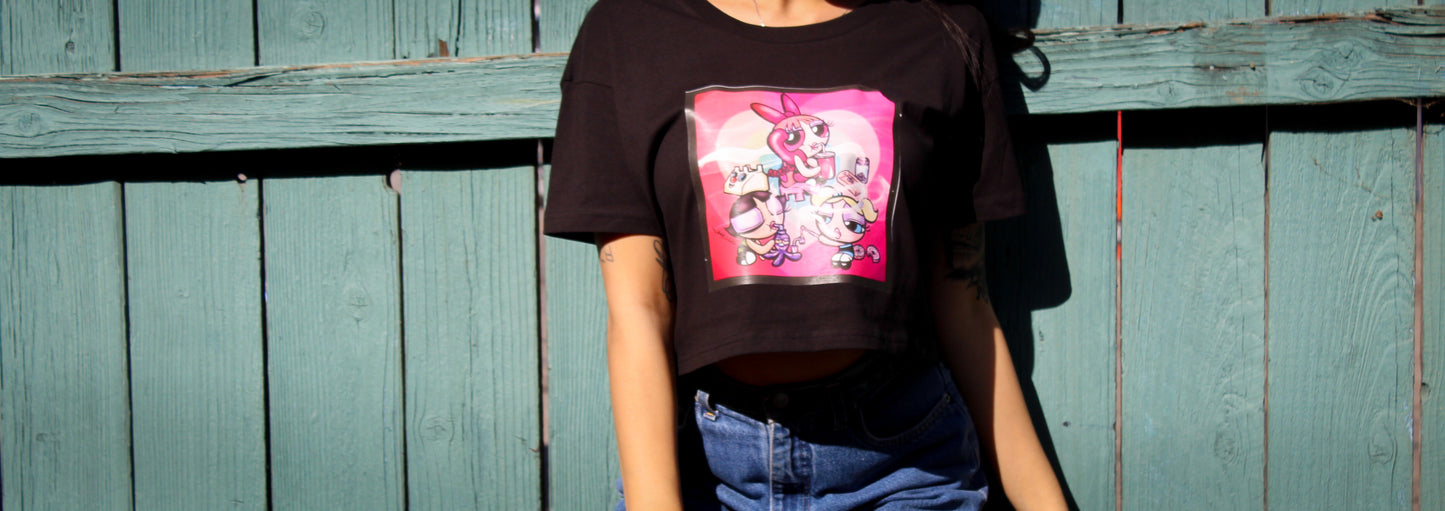 POWER PUFF GIRLS CROP TOP