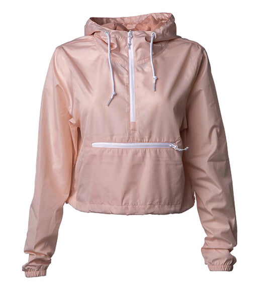 WOMEN'S LIGHTWEIGHT CROP WINDBREAKER