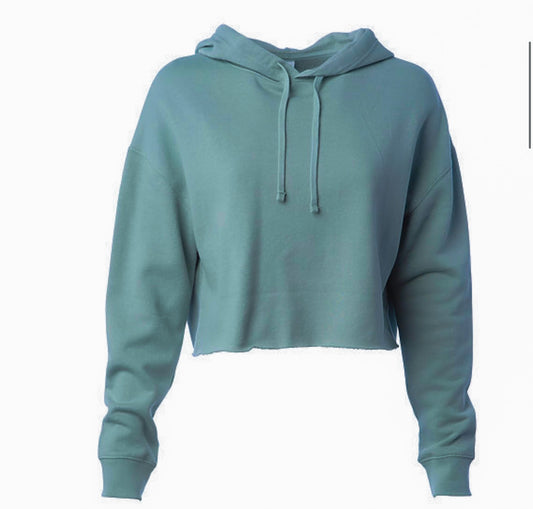 WOMEN'S LIGHTWEIGHT CROP HOODIE